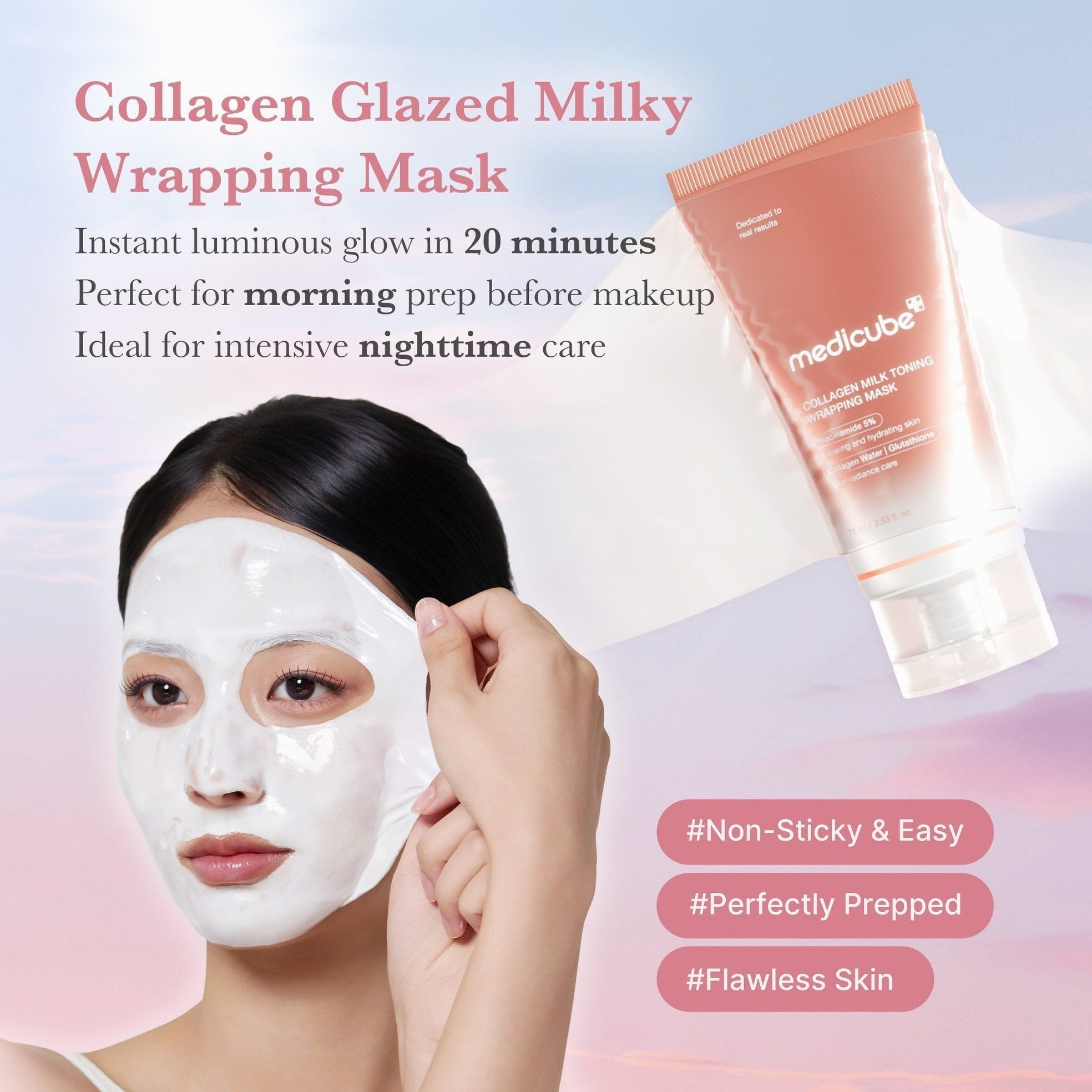 Collagen Milky Glow Daytime Wrapping Mask - Medicube