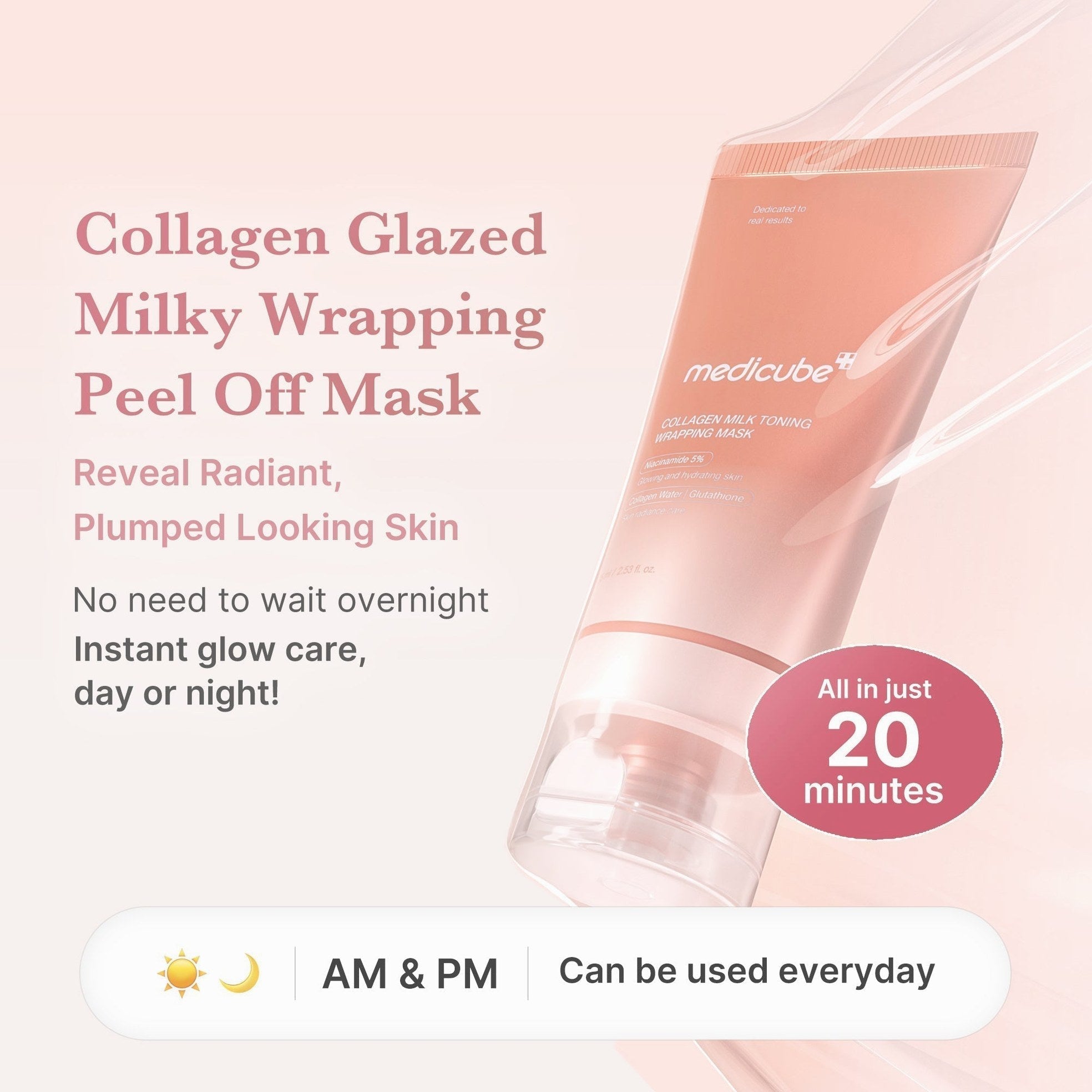 Collagen Milky Glow Daytime Wrapping Mask - Medicube