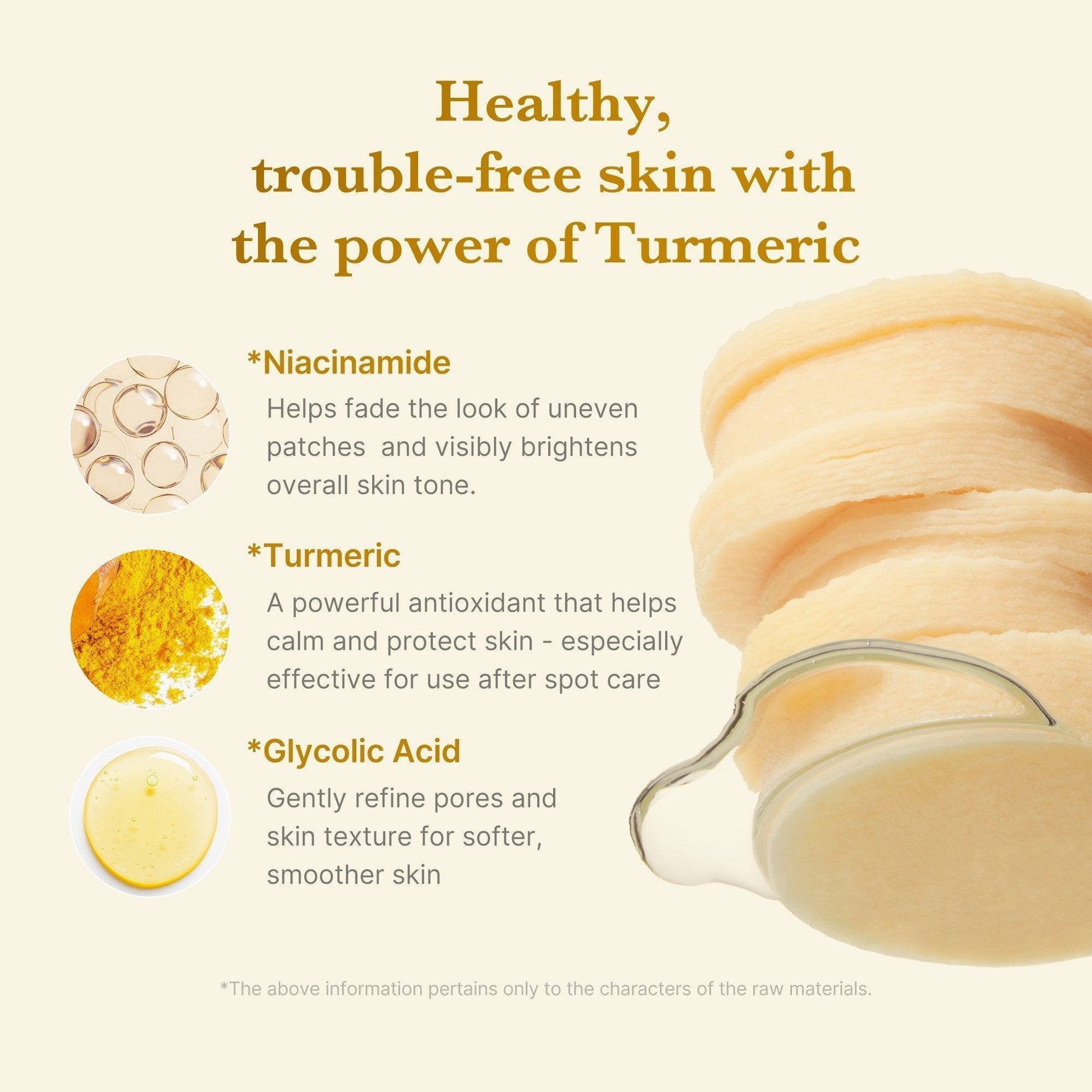 Kojic Acid Tumeric Toner Pad - Medicube