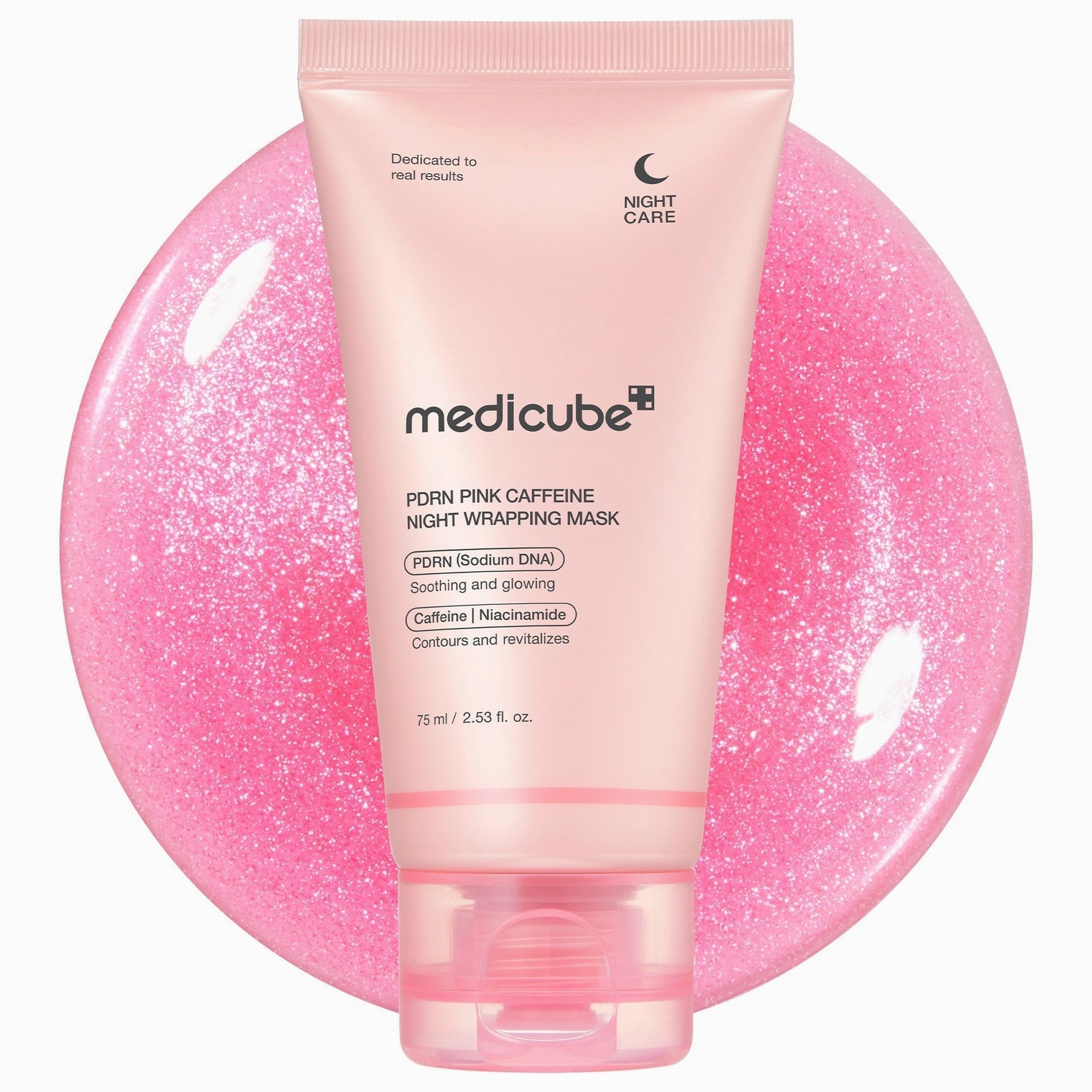 PDRN Pink Caffeine Overnight Wrapping Mask - Medicube