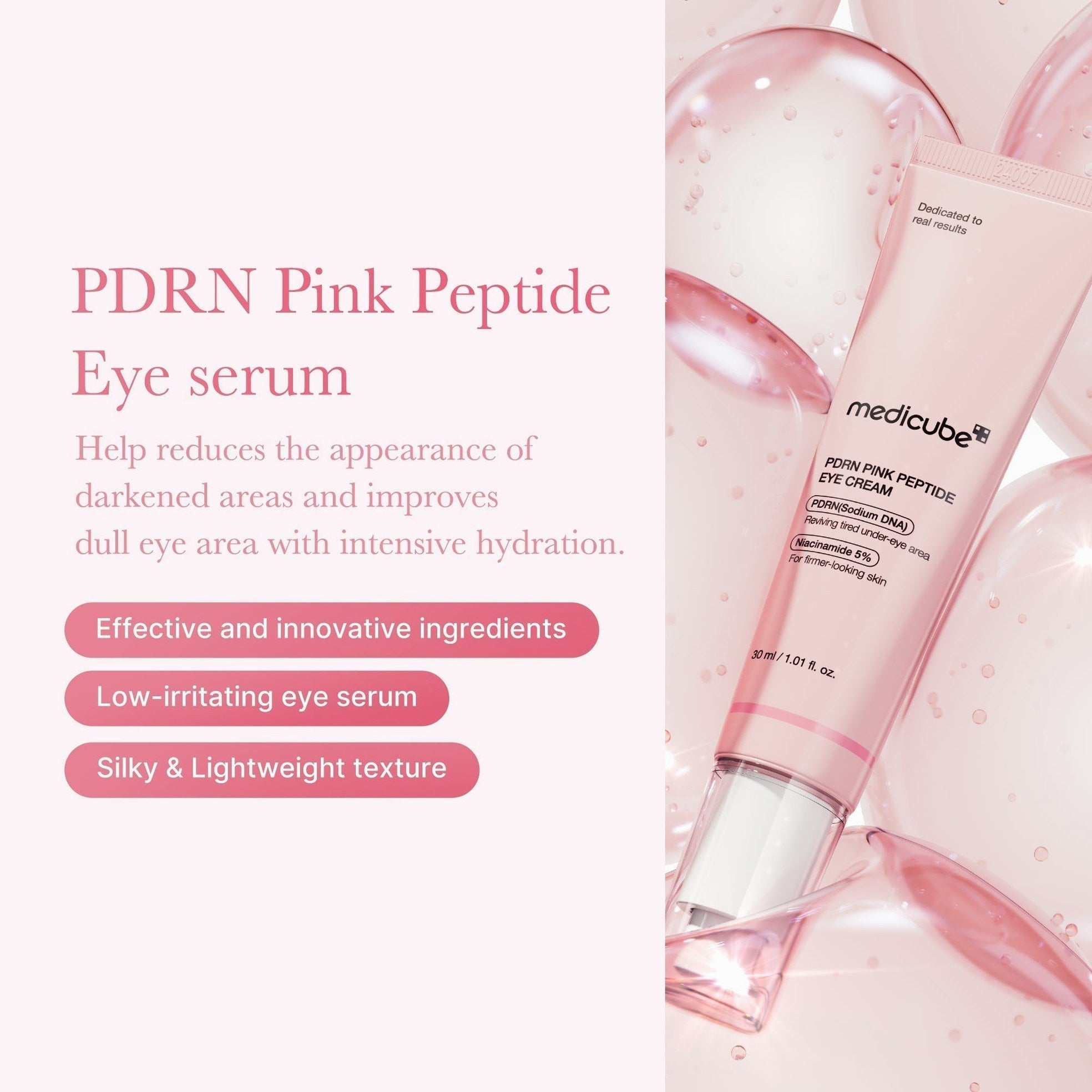 PDRN Pink Peptide Eye Cream - Medicube