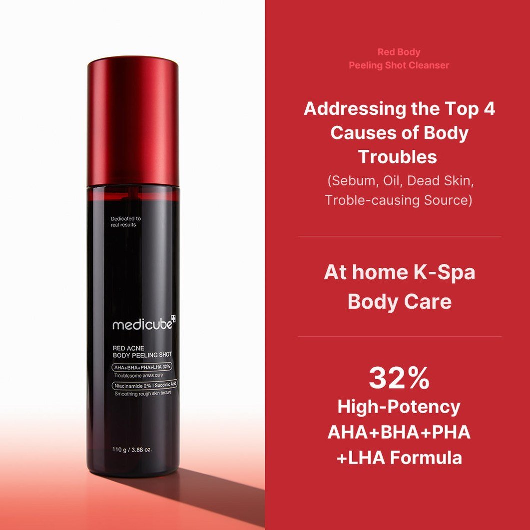 Red Body Peeling Shot Cleanser - Medicube