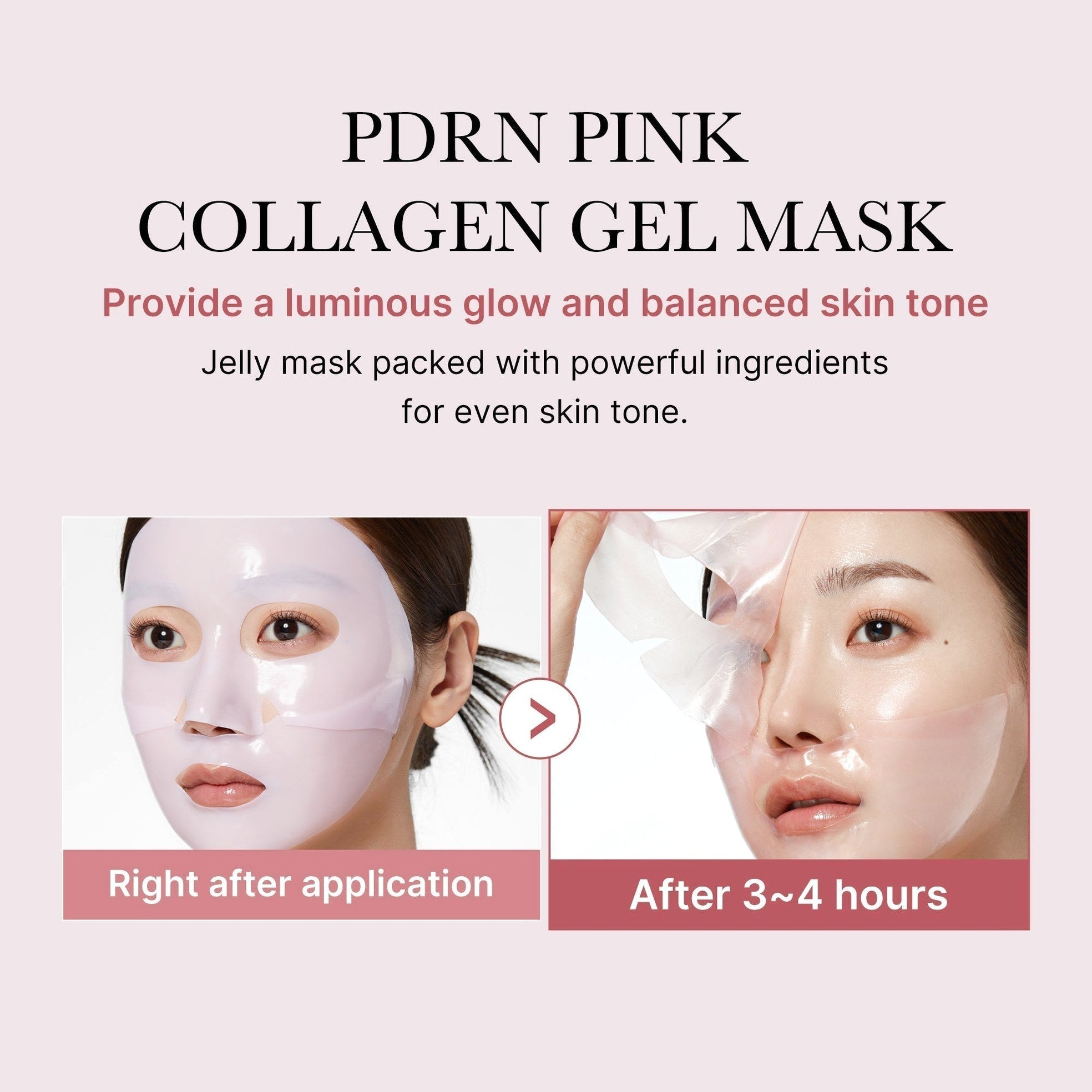 Salmon PDRN Pink Collagen Jelly Gel Mask - Medicube